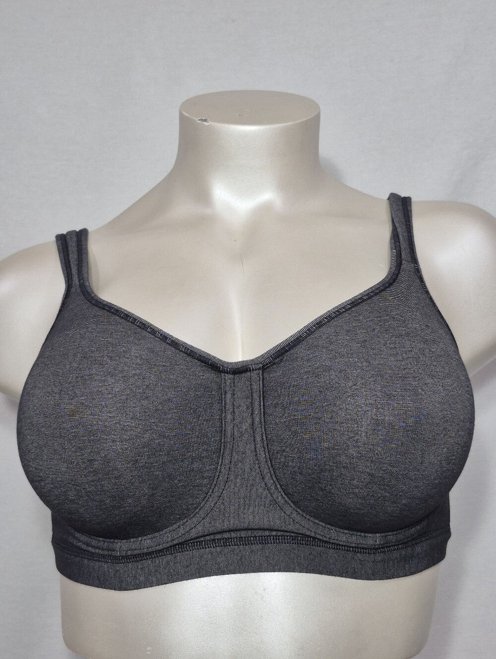 38D Breezesport Breezies Sport Bra Sports Underwire Bra Gray